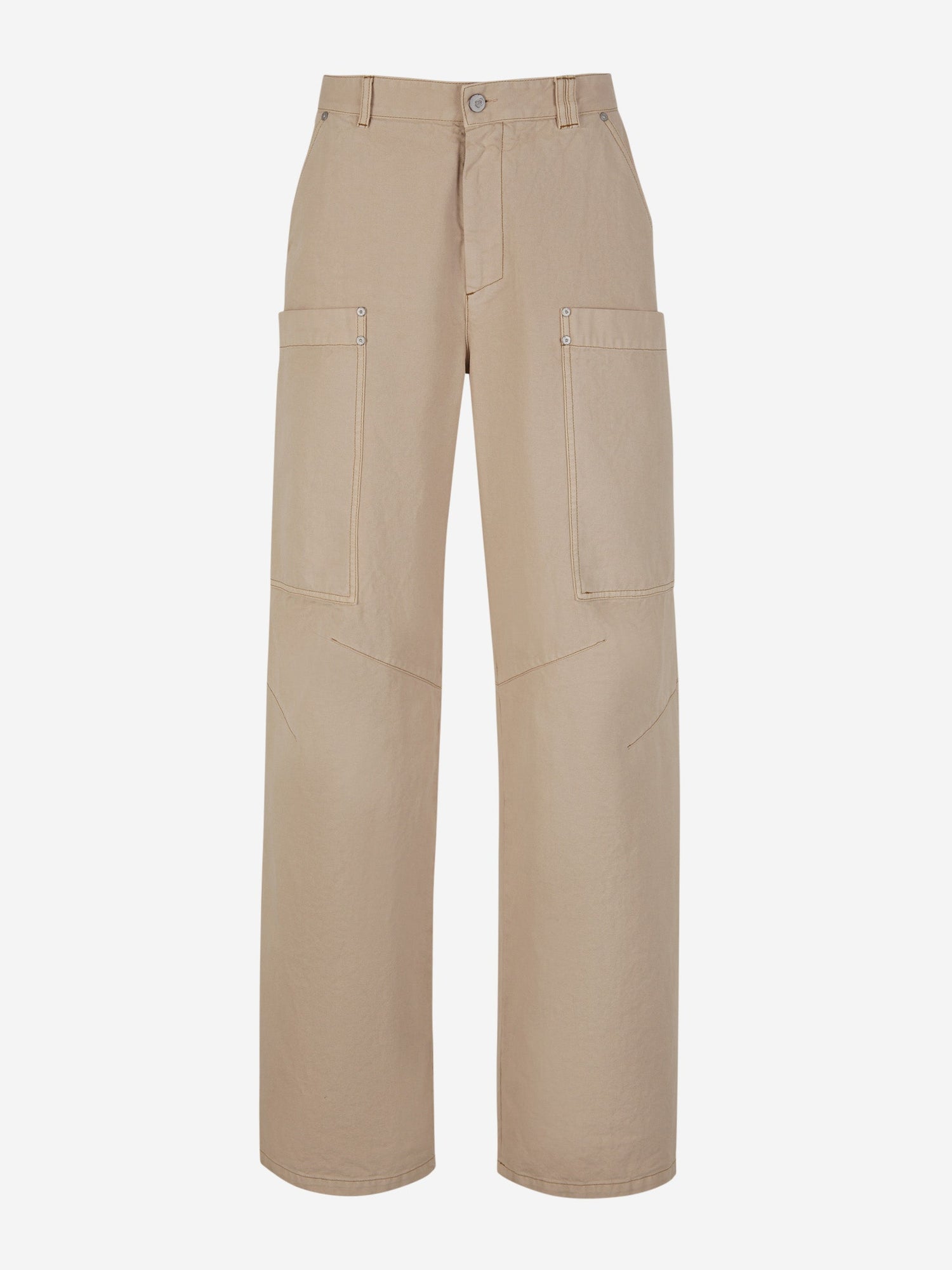 Outlet online Palm Angels Hombre Pantalones Cargo Algodón color Beis sku 521-002840 01 - Foto 1