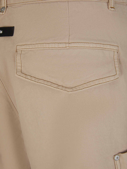 Outlet online Palm Angels Hombre Pantalones Cargo Algodón color Beis sku 521-002840 01 - Foto 5