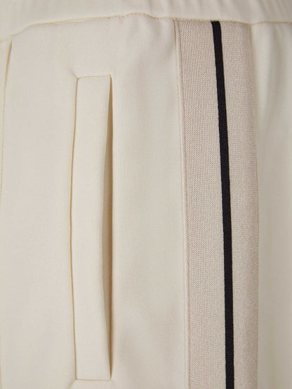 Outlet online Palm Angels Hombre Joggers Franja Contraste color Crema sku 521-002842 01 - Foto 4