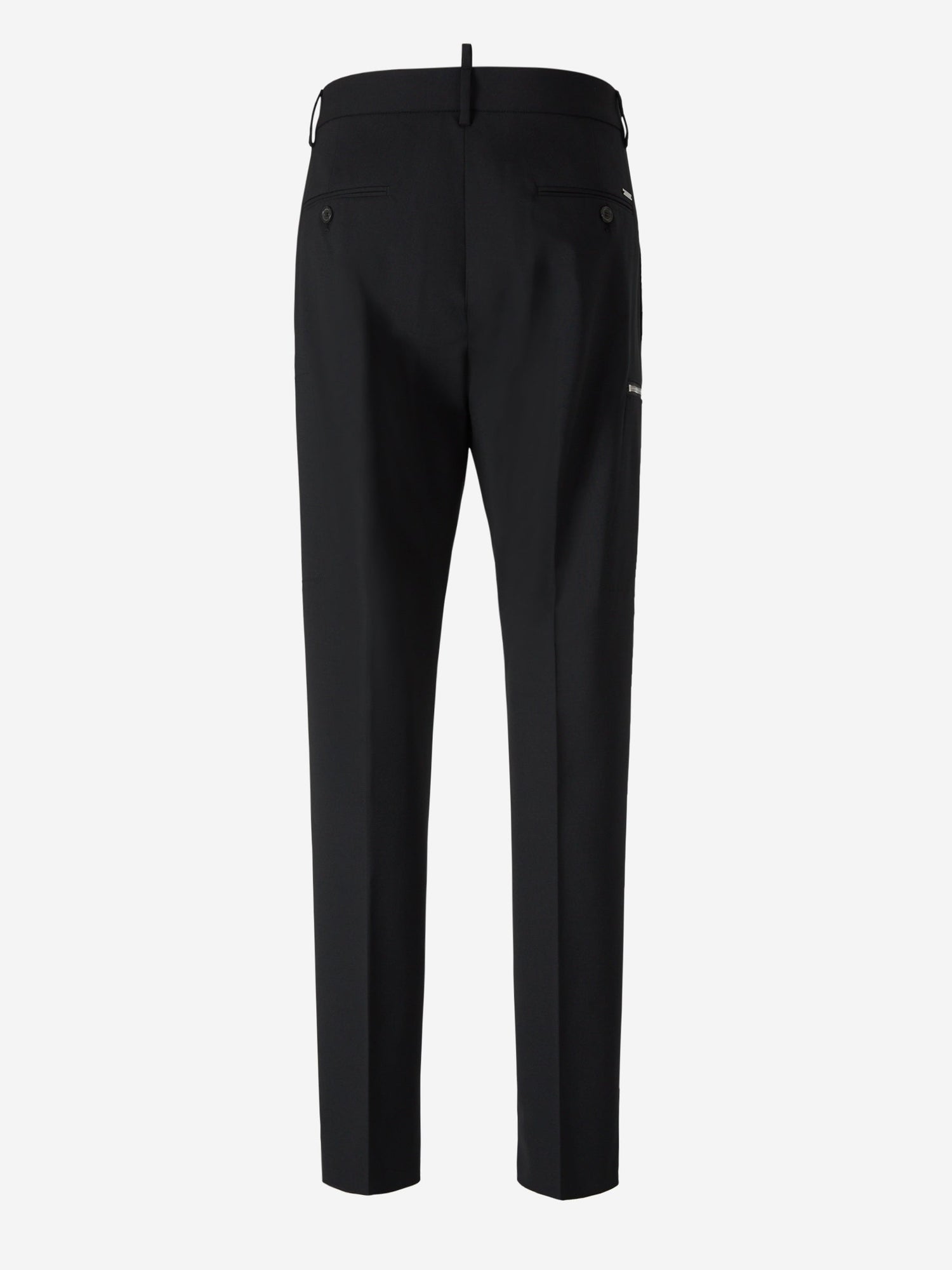 Outlet online Dsquared2 Hombre Pantalones Lana Lisos color Azul Noche sku 521-002888 01 - Foto 3
