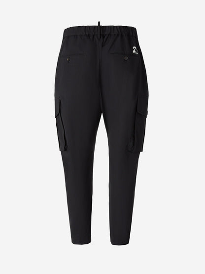 Outlet online Dsquared2 Hombre Pantalones Cargo Pully color Negro sku 521-002889 02 - Foto 9