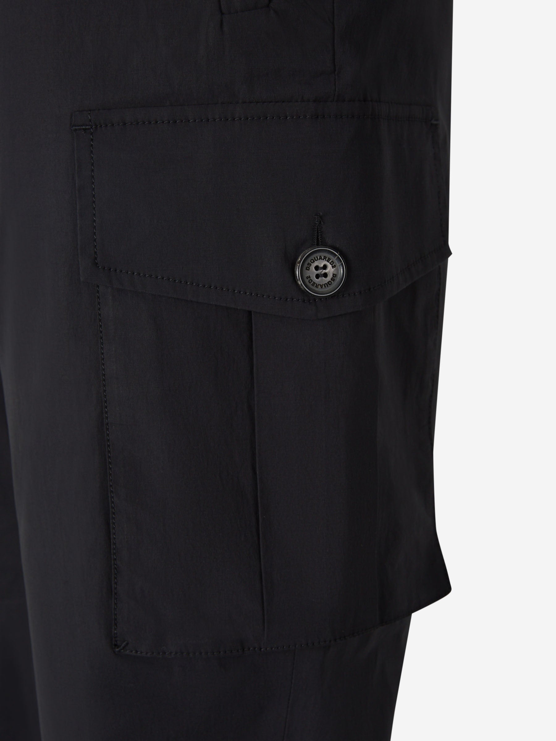 Outlet online Dsquared2 Hombre Pantalones Cargo Pully color Negro sku 521-002889 02 - Foto 11