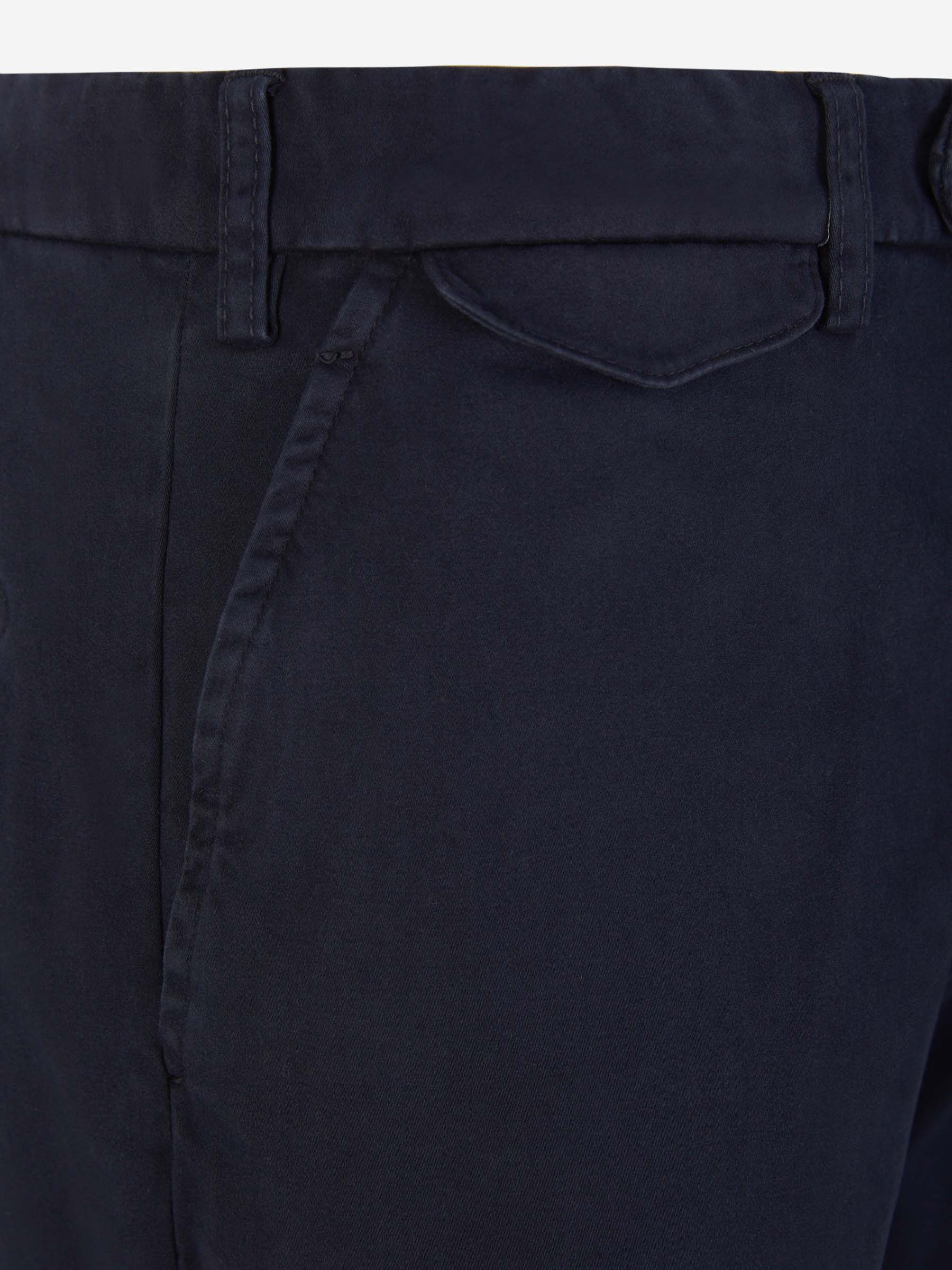 Outlet online Santa Eulalia Hombre Pantalones Formales Algodón color Azul Marino sku 521-002904 05 - Foto 3