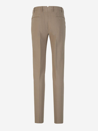 Outlet online Incotex Hombre Pantalones Algodón Elástico color Crema sku 521-002911 04 - Foto 2