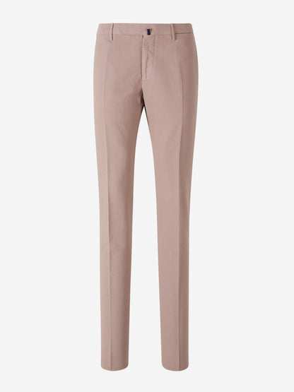 Outlet online Incotex Hombre Pantalones Chinos Algodón Elástico color Burdeos sku 521-002911 07 - Foto 1