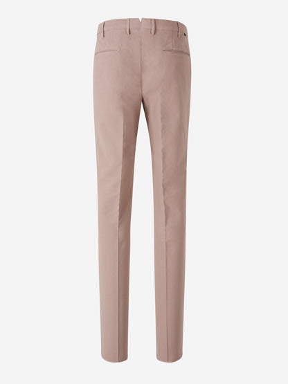 Outlet online Incotex Hombre Pantalones Chinos Algodón Elástico color Burdeos sku 521-002911 07 - Foto 2