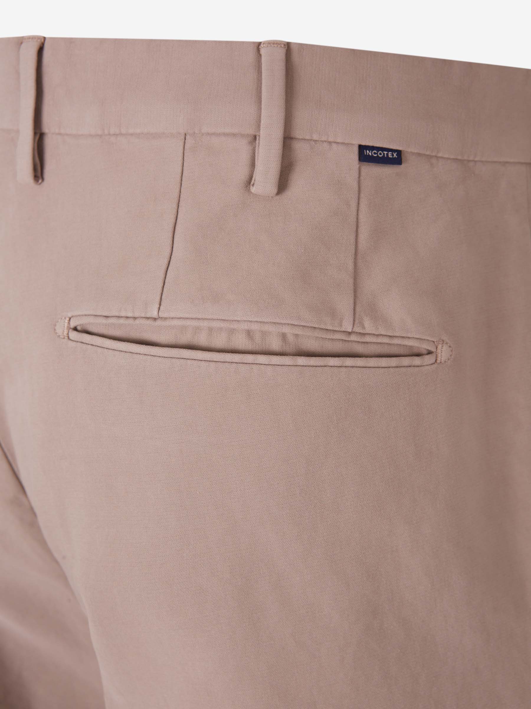 Outlet online Incotex Hombre Pantalones Chinos Algodón Elástico color Burdeos sku 521-002911 07 - Foto 4