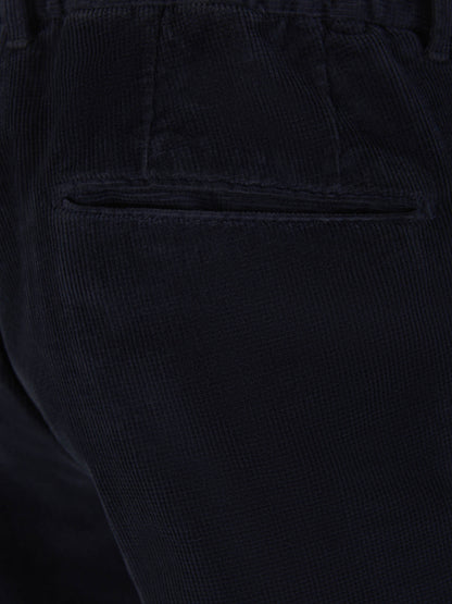 Outlet online Incotex Hombre Pantalones Pana Algodón color Azul Marino sku 521-002912 02 - Foto 8