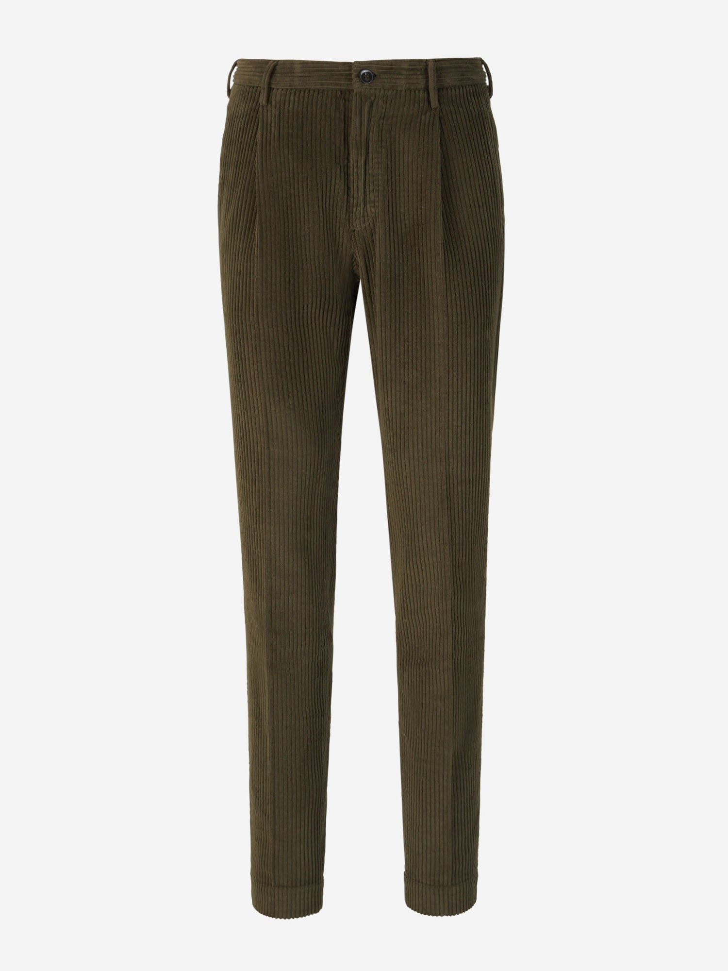Outlet online Incotex Hombre Pantalones Tapered Algodón color Verde Oscuro sku 521-002916 02 - Foto 1