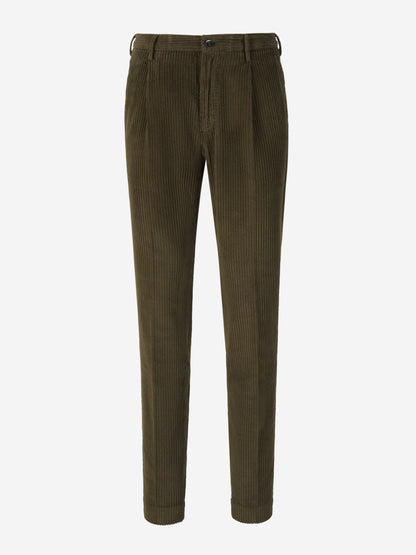 Outlet online Incotex Hombre Pantalones Tapered Algodón color Azul Noche sku 521-002916 03 - Foto 1