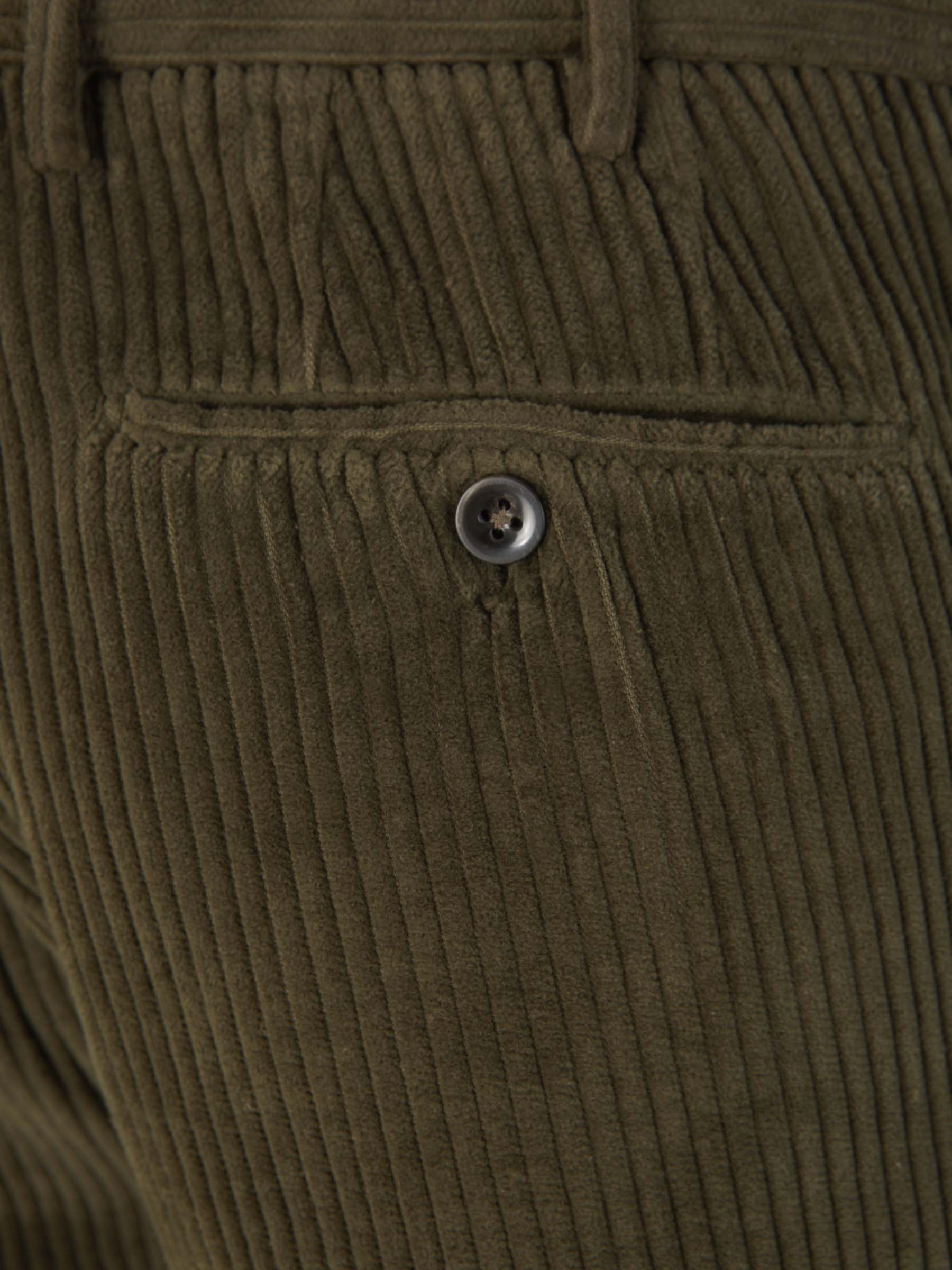 Outlet online Incotex Hombre Pantalones Tapered Algodón color Verde Oscuro sku 521-002916 02 - Foto 4
