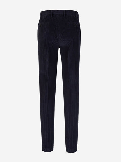 Outlet online Incotex Hombre Pantalones Tapered Algodón color Verde Oscuro sku 521-002916 02 - Foto 6
