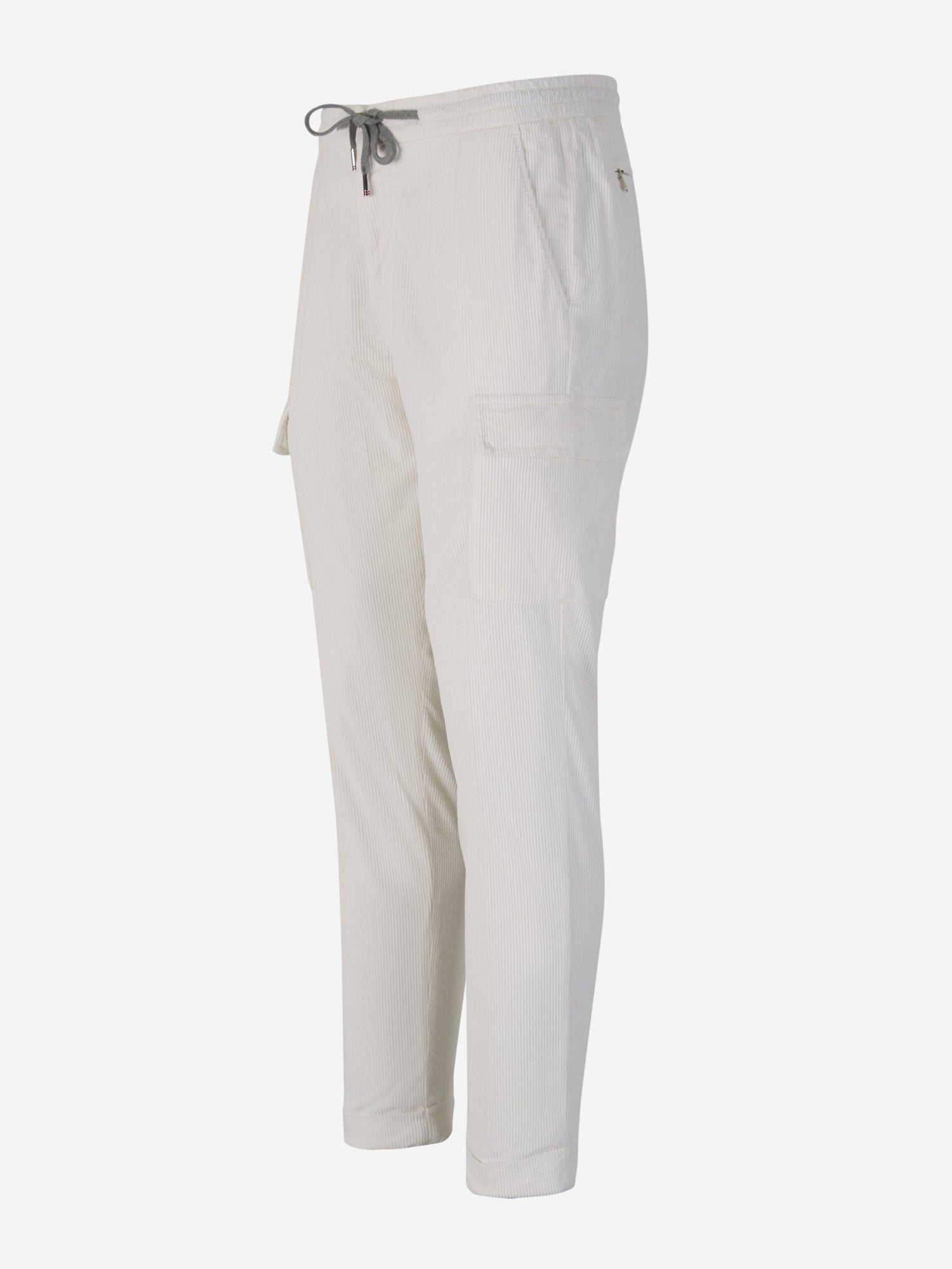 Outlet online Marco Pescarolo Hombre Joggers Pana Algodón color Azul Noche sku 521-002924 03 - Foto 2