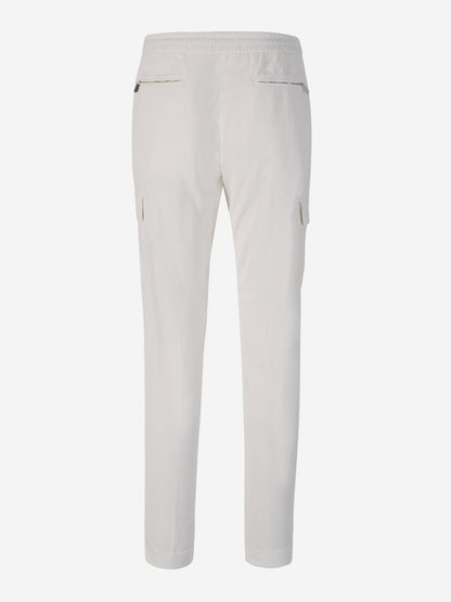 Outlet online Marco Pescarolo Hombre Joggers Pana Algodón color Blanco sku 521-002924 01 - Foto 3