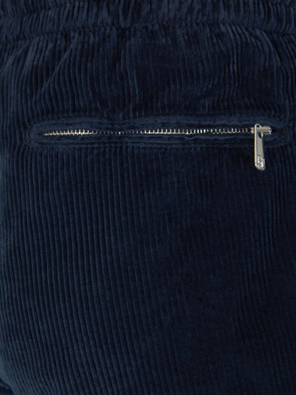 Outlet online Marco Pescarolo Hombre Joggers Pana Algodón color Azul Noche sku 521-002924 03 - Foto 10