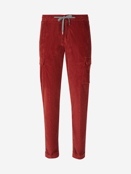 Outlet online Marco Pescarolo Hombre Joggers Pana Algodón color Blanco sku 521-002924 01 - Foto 11