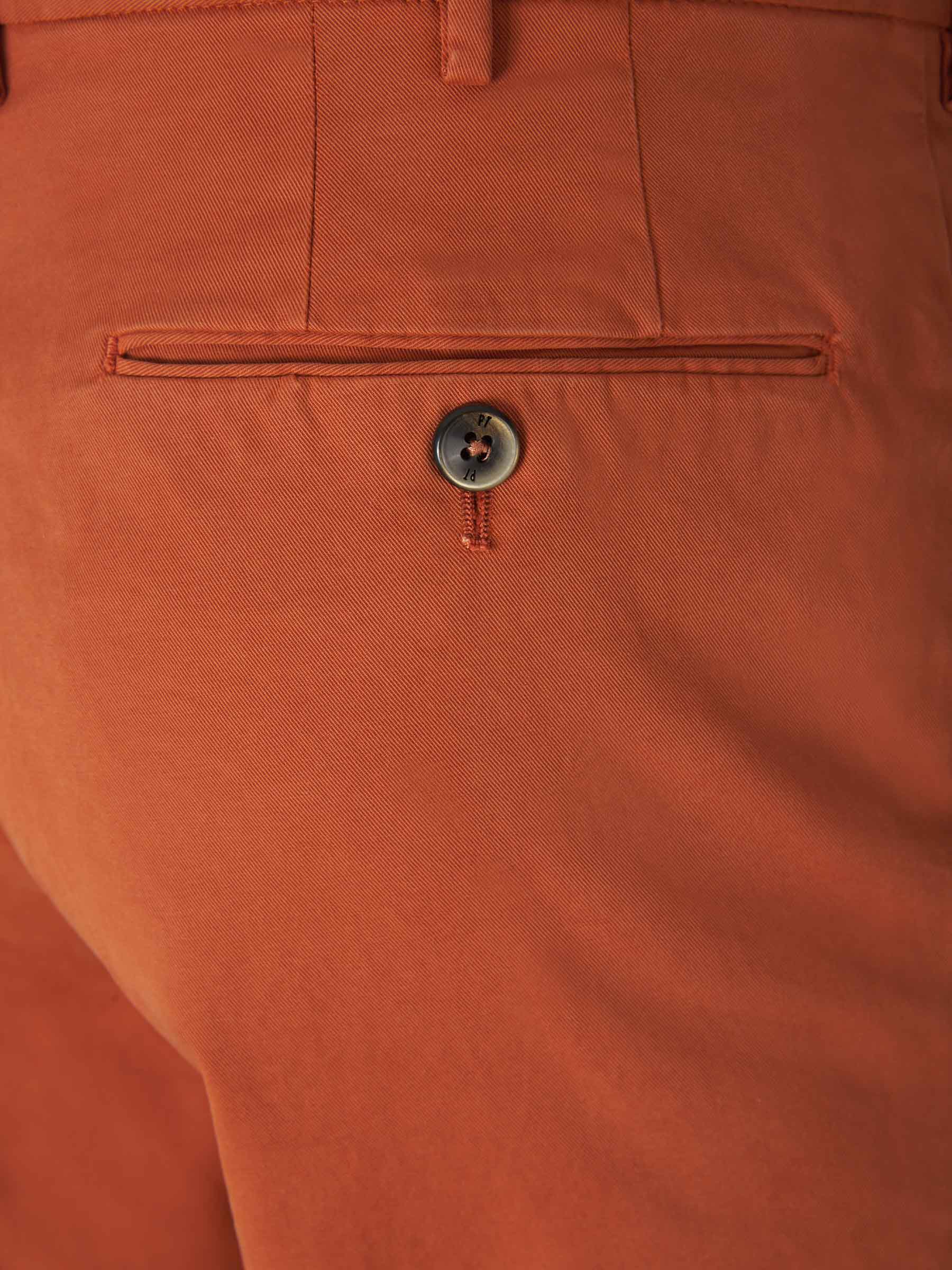 Outlet online PT Torino Hombre Pantalones Chinos Algodón color Terracota sku 521-002929 04 - Foto 16