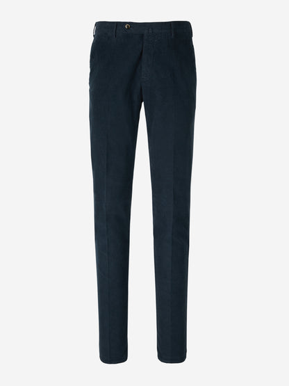 Outlet online PT Torino Hombre Pantalones Micropana Algodón color Azul Noche sku 521-002930 06 - Foto 1
