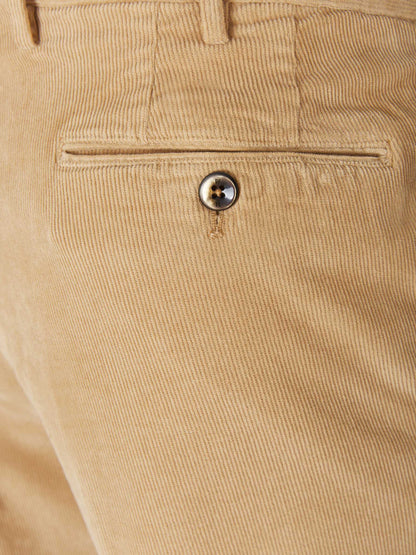 Outlet online PT Torino Hombre Pantalones Micropana Algodón color Camel sku 521-002930 08 - Foto 4