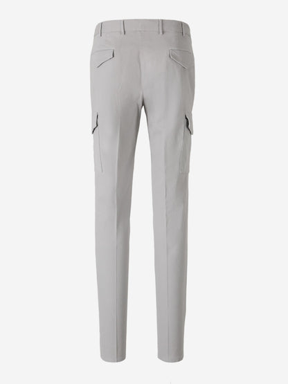 Outlet online PT Torino Hombre Pantalones Cargo Algodón color Gris Claro sku 521-002932 03 - Foto 3