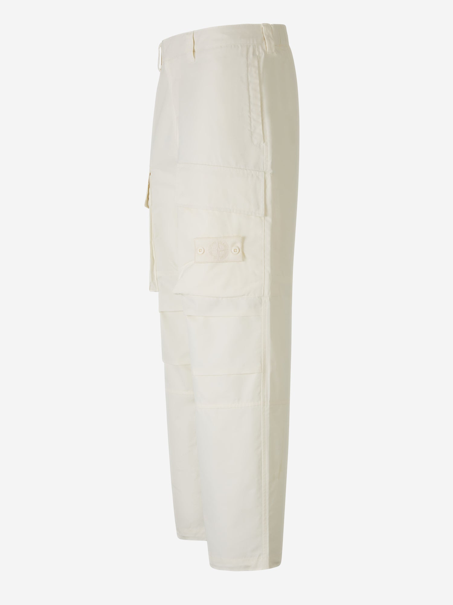 Stone Island Pantalones Cargo Canvas color Crema sku 521-003027 01 - Foto 2