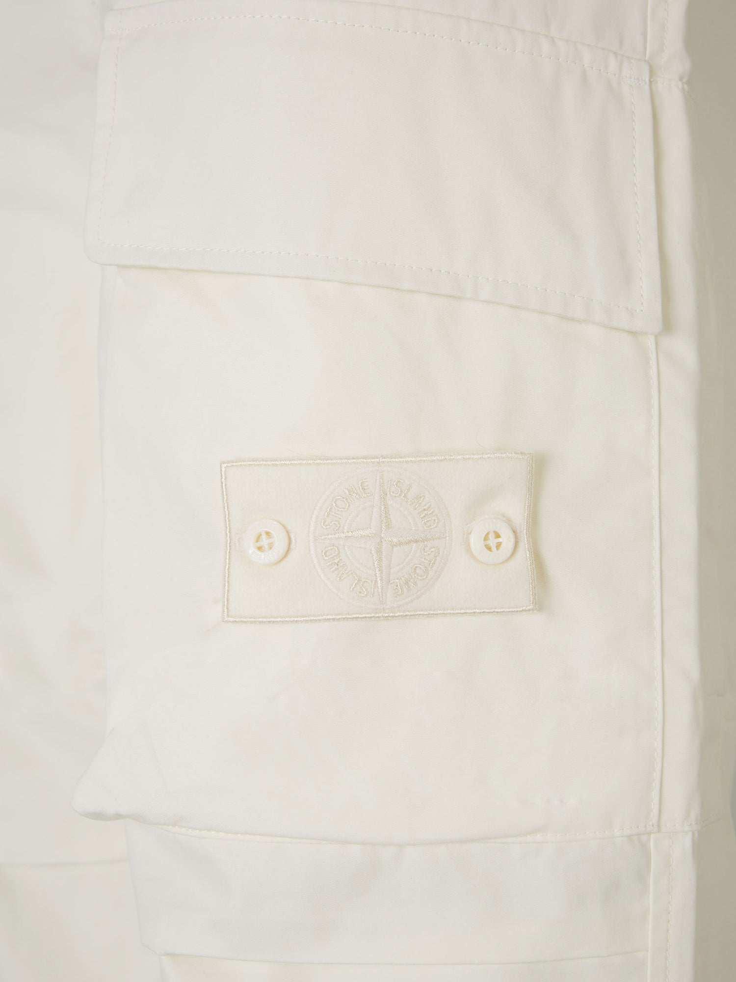 Stone Island Pantalones Cargo Canvas color Crema sku 521-003027 01 - Foto 3