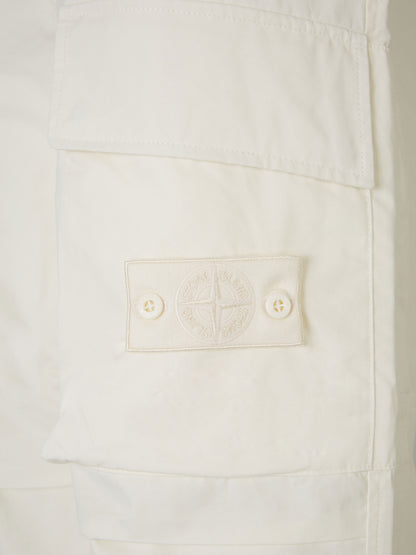 Stone Island Pantalones Cargo Canvas color Crema sku 521-003027 01 - Foto 3