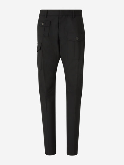 Outlet online Dsquared2 Hombre Pantalones Sexy Cargo color Negro sku 521-003084 01 - Foto 1