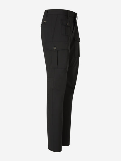 Outlet online Dsquared2 Hombre Pantalones Sexy Cargo color Negro sku 521-003084 01 - Foto 2