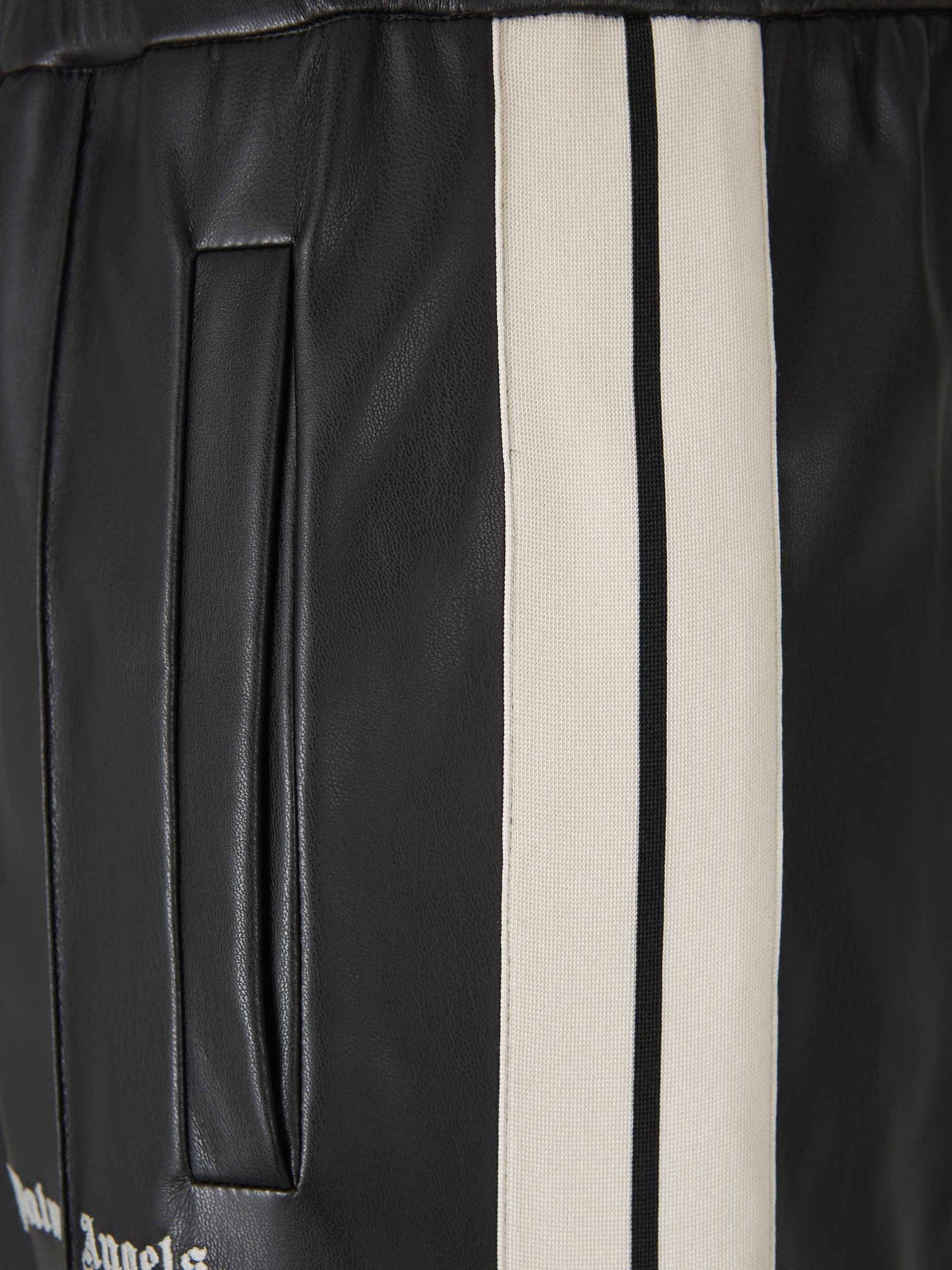 Outlet online Palm Angels Hombre Joggers Franja Contraste Piel color Negro sku 521-003106 01 - Foto 4