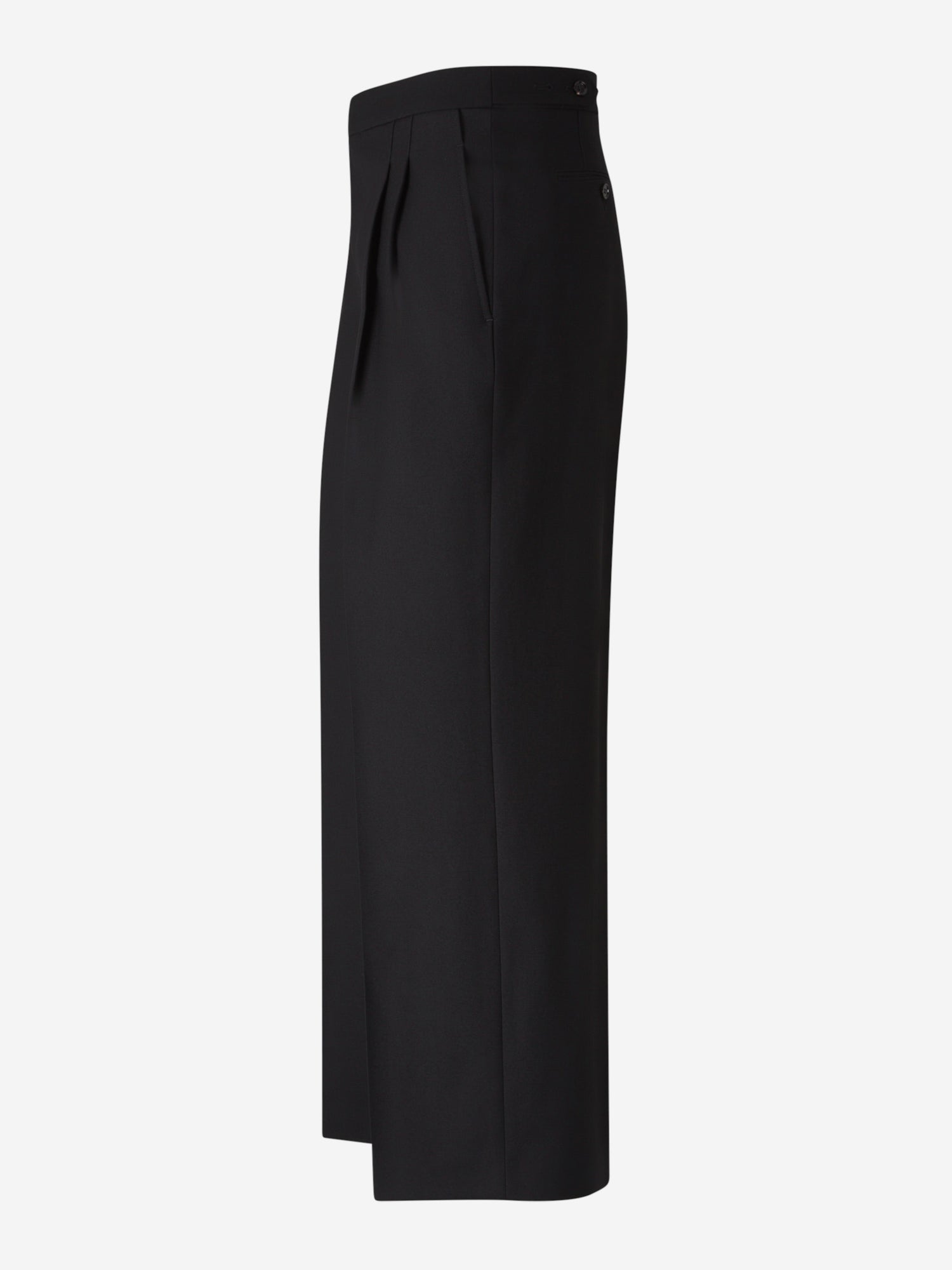 Outlet online Ami Paris Hombre Pantalones Chinos Wide Leg color Negro sku 521-003126 01 - Foto 4