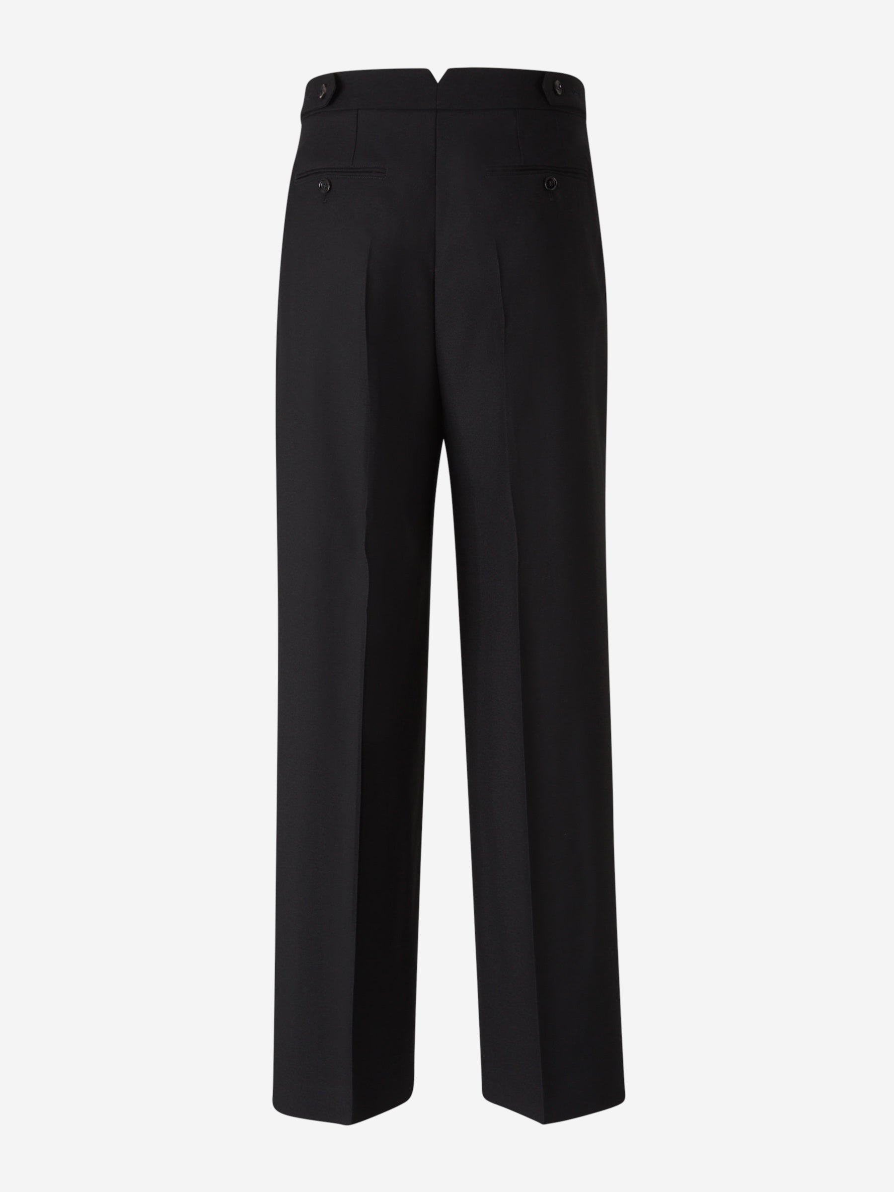 Outlet online Ami Paris Hombre Pantalones Chinos Wide Leg color Negro sku 521-003126 01 - Foto 2