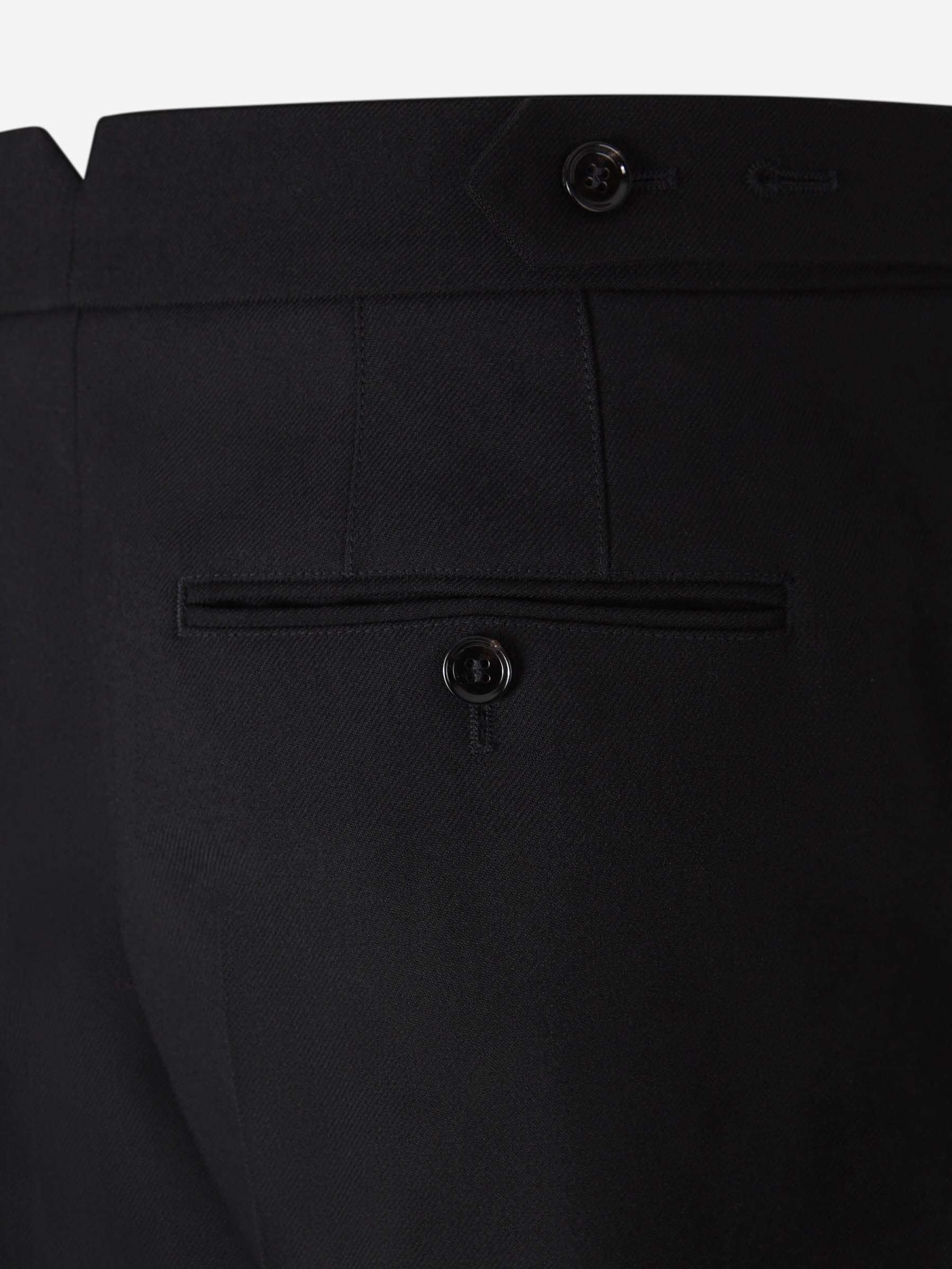 Outlet online Ami Paris Hombre Pantalones Chinos Wide Leg color Negro sku 521-003126 01 - Foto 3