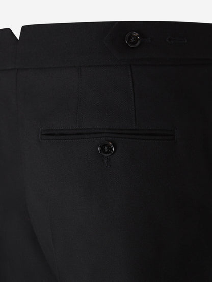 Outlet online Ami Paris Hombre Pantalones Chinos Wide Leg color Negro sku 521-003126 01 - Foto 3