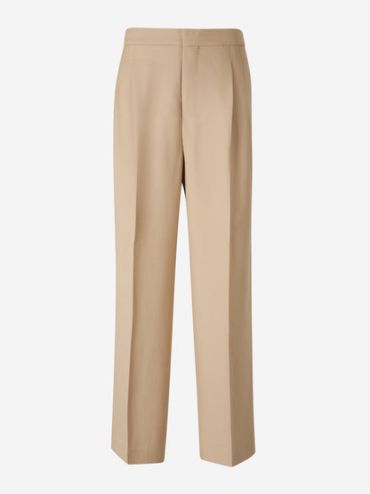 Outlet online Ami Paris Hombre Pantalones Chinos Wide Leg color Camel sku 521-003126 02 - Foto 1