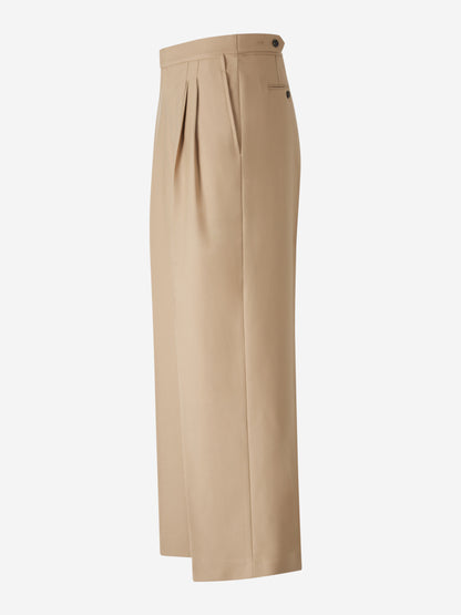 Outlet online Ami Paris Hombre Pantalones Chinos Wide Leg color Camel sku 521-003126 02 - Foto 2
