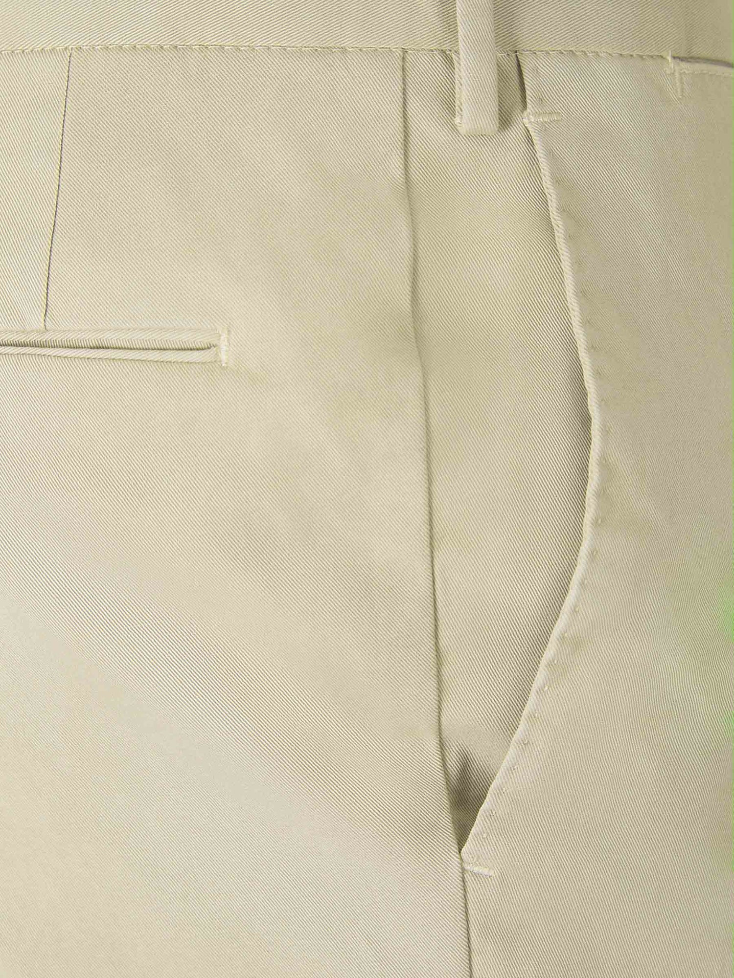 Outlet online PT Torino Hombre Pantalones Chinos Slim color Blanco sku 521-003160 03 - Foto 3