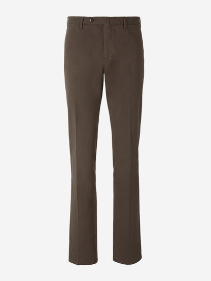 Outlet online PT Torino Hombre Pantalones Chinos Slim color Marron Oscuro sku 521-003160 06 - Foto 1