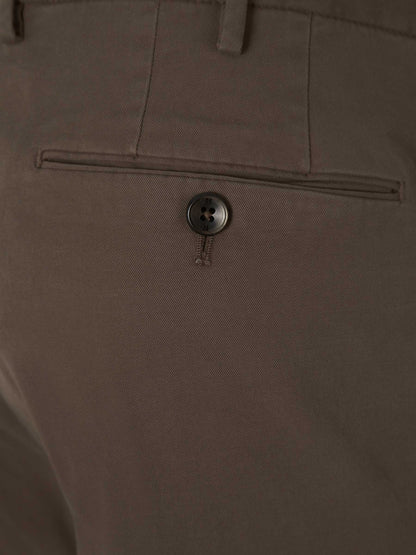 Outlet online PT Torino Hombre Pantalones Chinos Slim color Marron Oscuro sku 521-003160 06 - Foto 4