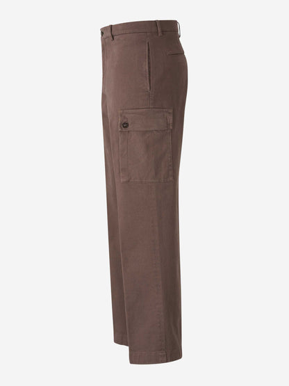 Outlet online Berwich Hombre Pantalones Cargo Algodón color Caramelo sku 521-003186 02 - Foto 2