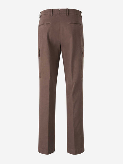 Outlet online Berwich Hombre Pantalones Cargo Algodón color Caramelo sku 521-003186 02 - Foto 3