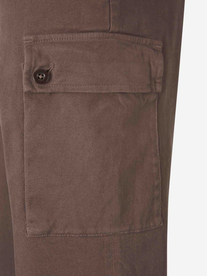 Outlet online Berwich Hombre Pantalones Cargo Algodón color Caramelo sku 521-003186 02 - Foto 5