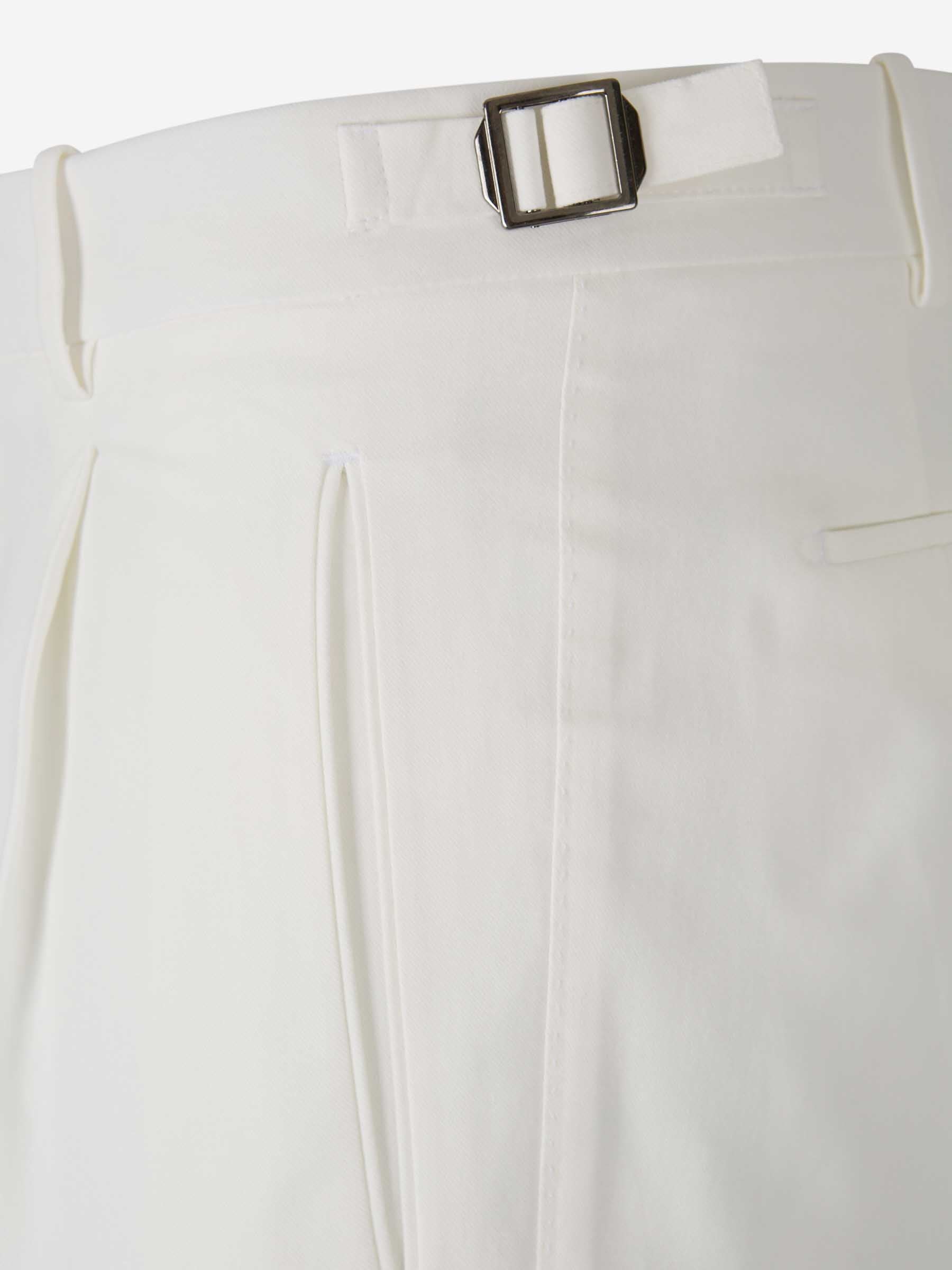 Outlet online Santa Eulalia Hombre Joggers RetroLong Algodón color Blanco sku 521-003191 01 - Foto 3