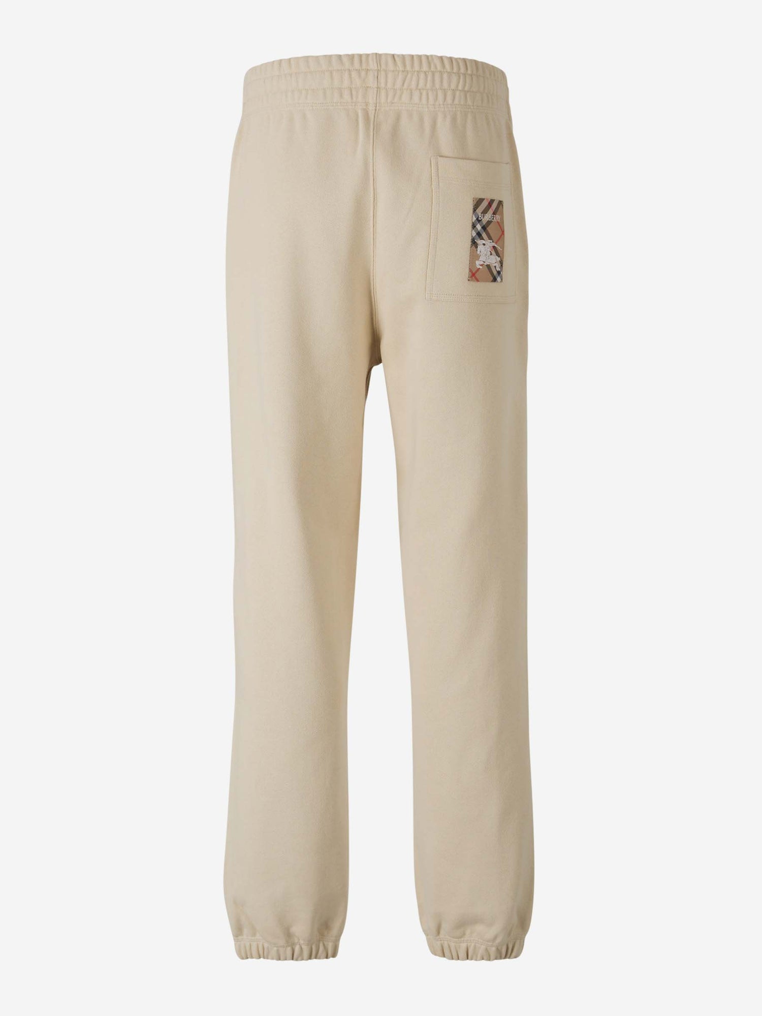 Outlet online Burberry Hombre Joggers Check Algodón color Beige sku 521-003219 01 - Foto 2