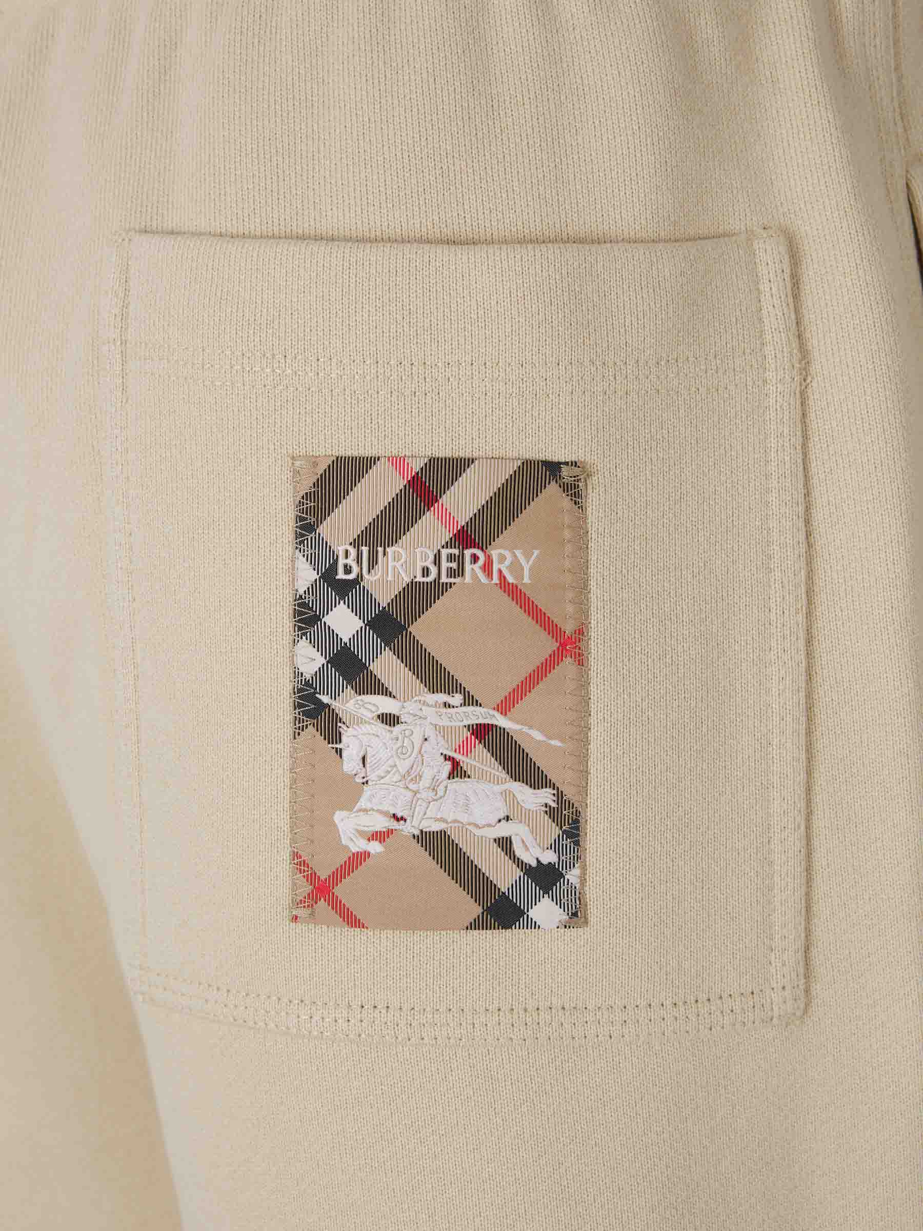 Outlet online Burberry Hombre Joggers Check Algodón color Beige sku 521-003219 01 - Foto 4