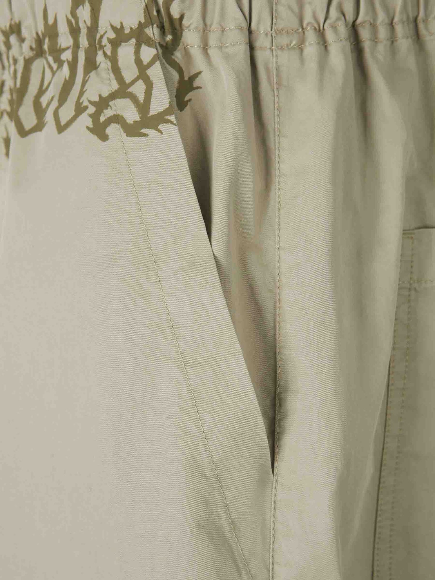 Palm Angels Hombre Barcelona Pantalones Logo Algodón color Beige sku 521-003230 01 - Foto 3