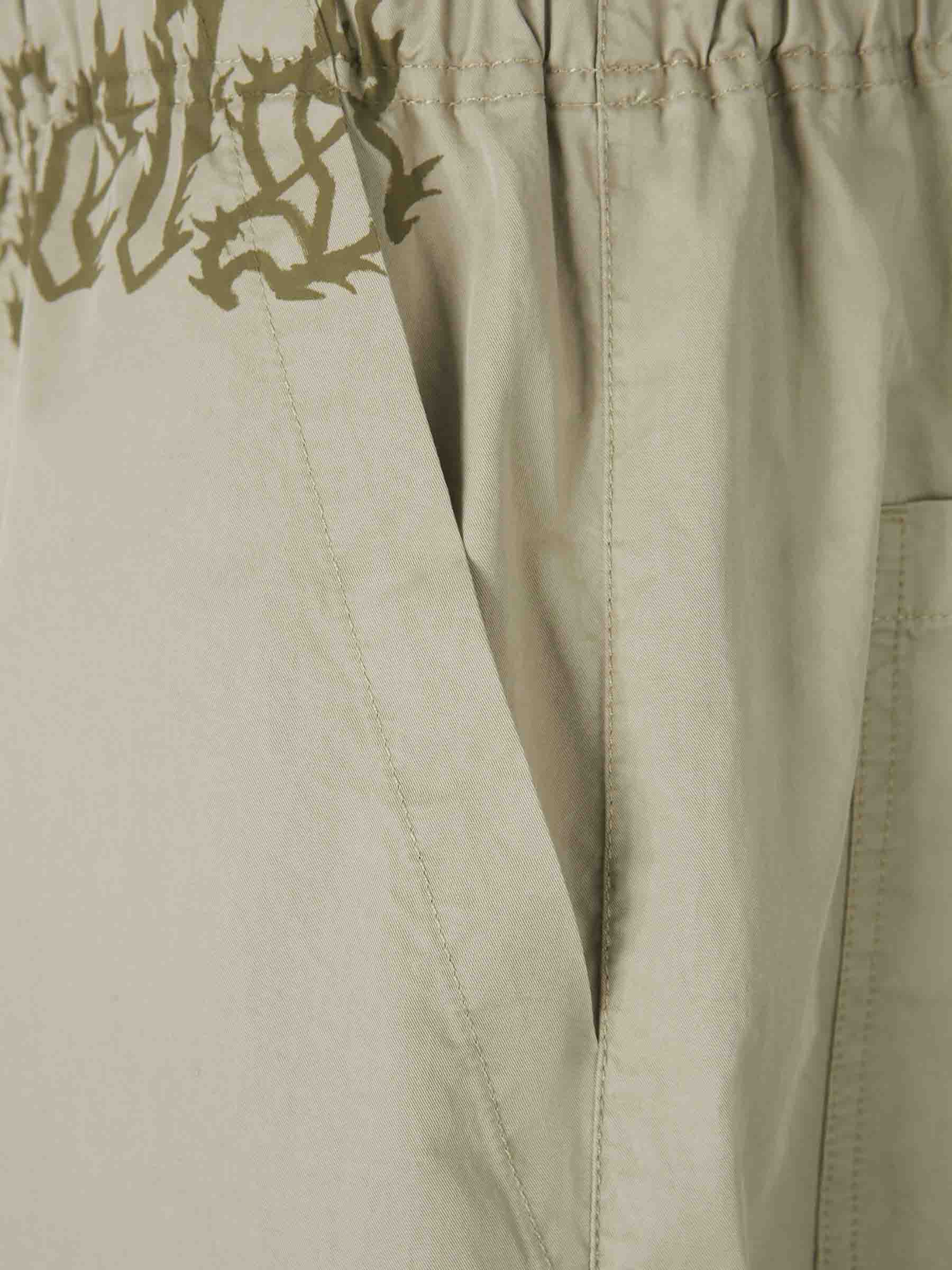 Palm Angels Hombre Barcelona Pantalones Logo Algodón color Beige sku 521-003230 01 - Foto 3