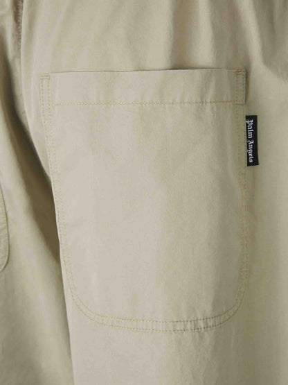 Palm Angels Hombre Barcelona Pantalones Logo Algodón color Beige sku 521-003230 01 - Foto 4
