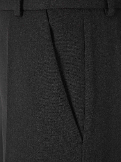 Valentino Hombre Barcelona Pantalones Vestir Lana color Gris Antracita sku 521-003236 01 - Foto 3