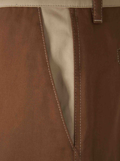 Outlet online Off-White Hombre Pantalones Cargo Bicolor color Marrón Oscuro sku 521-003239 01 - Foto 4